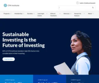 Aimr.info(CFA Institute) Screenshot