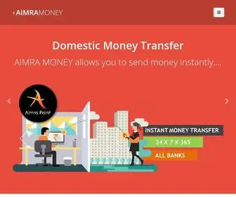 Aimramoney.com(AIMRA Money Transfer) Screenshot