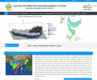 Aims-CGWB.org(National Project on Aquifer Management (NAQUIM)) Screenshot