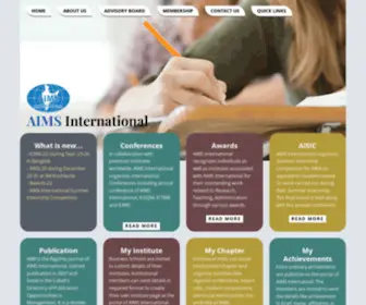 Aims-International.org(AIMS International) Screenshot