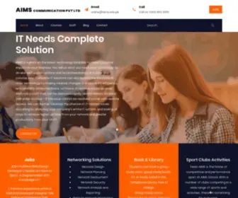 Aims.edu.pk(AIMS Communication PVT Ltd Multan Punjab) Screenshot