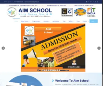 Aimschoolmandvi.com(Your Dream Our AIM) Screenshot