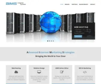 Aimscomputersystems.com(Web Site Design and Web Hosting) Screenshot