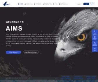 Aimsfx.com(Auric International Markets) Screenshot