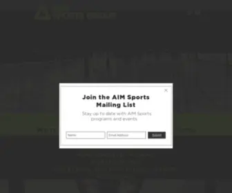 Aimsportsgroup.com(AIM Sports Group) Screenshot