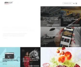 Aimstyle.com(Branding Agency in Dubai and Jordan) Screenshot