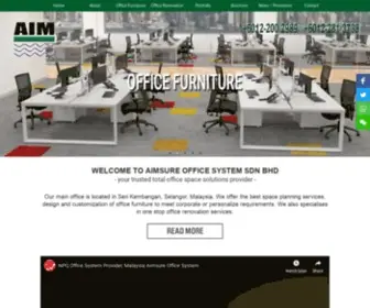 Aimsure.com.my(Aimsure Sdn Bhd) Screenshot