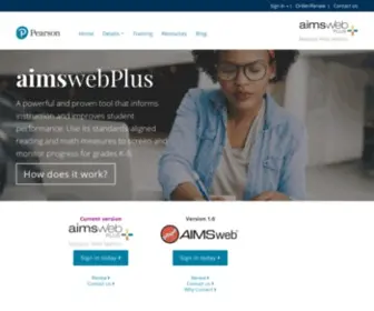 Aimsweb.com(AimswebPlus) Screenshot