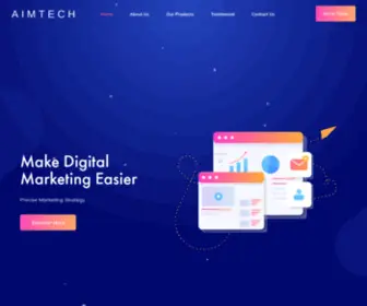 Aimtech.com.my(Precise Marketing Strategy) Screenshot