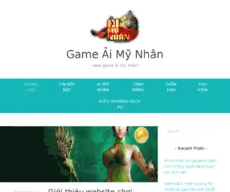 Aimynhan.vn(Website game online áº£i má) Screenshot