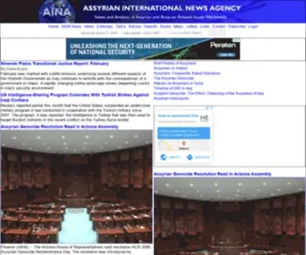 Aina.org(Assyrian International News Agency) Screenshot