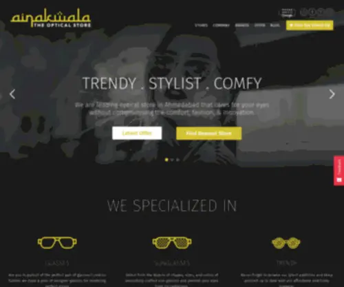 Ainakwala.store(Best Optical Store in Ahmedabad to Buy Branded Eyewear) Screenshot