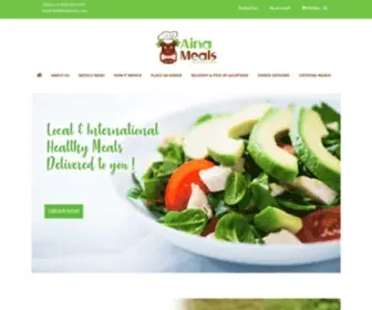 Ainameals.com(Aina Meals) Screenshot