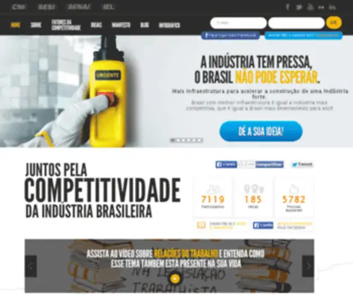 Aindustriatempressa.com.br(CNI) Screenshot
