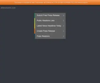 Ainewswire.com(See related links to what you are looking for) Screenshot