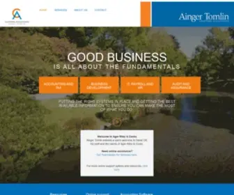 Aingertomlin.co.nz(Ainger Tomlin Chartered Accountants Christchurch) Screenshot