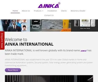 Ainkainternational.com Screenshot