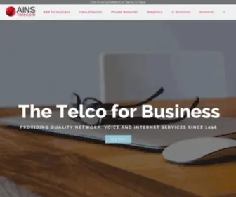 Ains.com.au(AINS Telecom) Screenshot