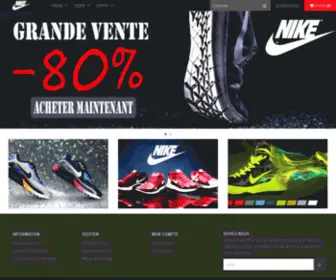 Ainsisoitstyle.fr(Chaussures Nike Online Outlet Store) Screenshot