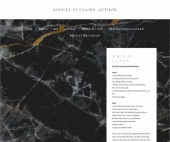 Ainsleystclaire.com(Ainsley St Claire) Screenshot