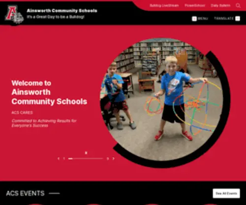 Ainsworthschools.org(Ainsworth Community Schools) Screenshot