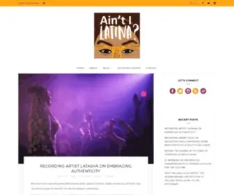 Aintilatina.com(Ain't I Latina) Screenshot