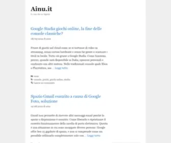 Ainu.it(La mia vita in digitale) Screenshot