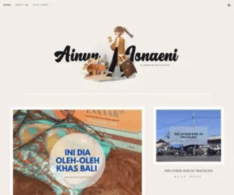 Ainunisnaeni.com(AINUN ISNAENI) Screenshot