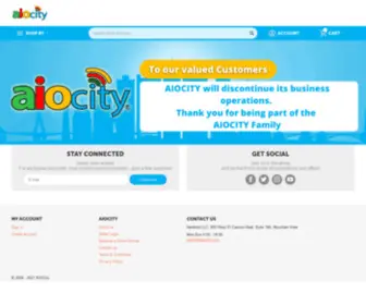 Aiocity.com(Your All in One Shopping Experience) Screenshot