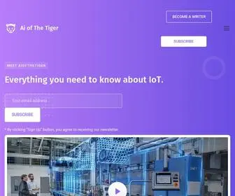 Aiofthetiger.com(Content about IoT) Screenshot