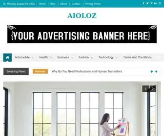 Aioloz.com(Home) Screenshot