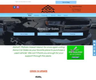 Aionacars.com(Aiona Car Sales) Screenshot