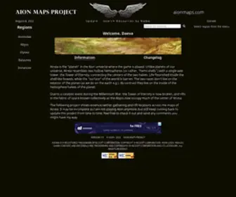 Aionmaps.com(Aion Maps Project) Screenshot