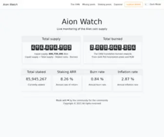 Aionwatch.info(Aion Watch) Screenshot