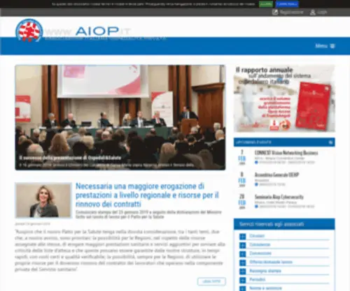 Aiop.it(Associazione Italiana Ospedalità Privata) Screenshot