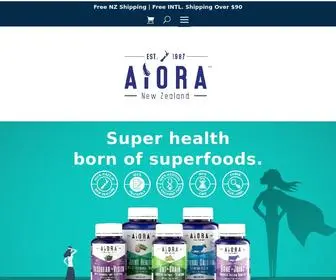 Aioranz.com(NZ Made Dietary Supplements) Screenshot