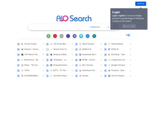 Aiosearch.com(AIO Search) Screenshot