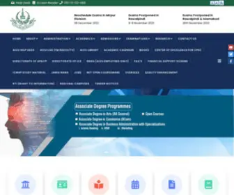 Aiou.edu.pk(Allama Iqbal Open University) Screenshot