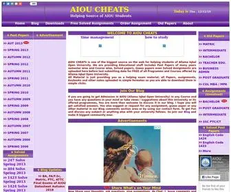 Aioucheats.com(AIOU Old Papers) Screenshot