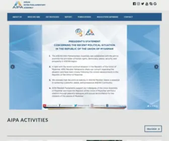 Aipasecretariat.org(OUR AIPA OUR ASEAN) Screenshot