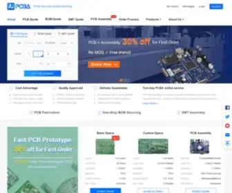 Aipcba.com(Turnkey PCB Assembly Services & PCB Prototype Manufacturer) Screenshot