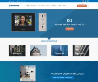 Aiphone.co.uk(AIPHONE UK) Screenshot