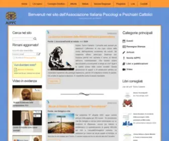 Aippc.net(Associazione Italiana Piscologi e Psichiatri Cattolici) Screenshot