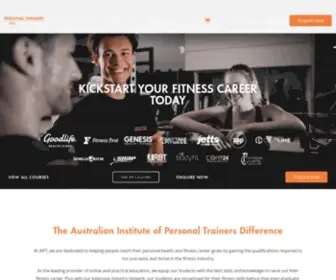 Aipt.edu.au(Personal Training Courses & Qualifications Australia) Screenshot
