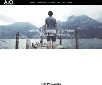 AiqSmartclothing.com(AiQ Smart Clothing Inc) Screenshot