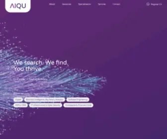 Aiqusearch.com(IT & Tech Recruitment Agency in Dubai & Saudi Arabia) Screenshot