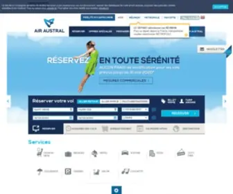 Air-Austral.com(Air Austral ®) Screenshot