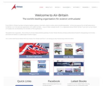Air-Britain.com(Air-Britain Trust Ltd) Screenshot