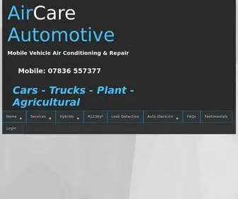 Air-Care-Automotive.co.uk(Aircare Automotive) Screenshot