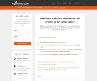 Air-Compressor-Guide.com(Industrial Air Compressors) Screenshot